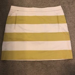 J Crew Classic Preppy Large Stripe Skirt